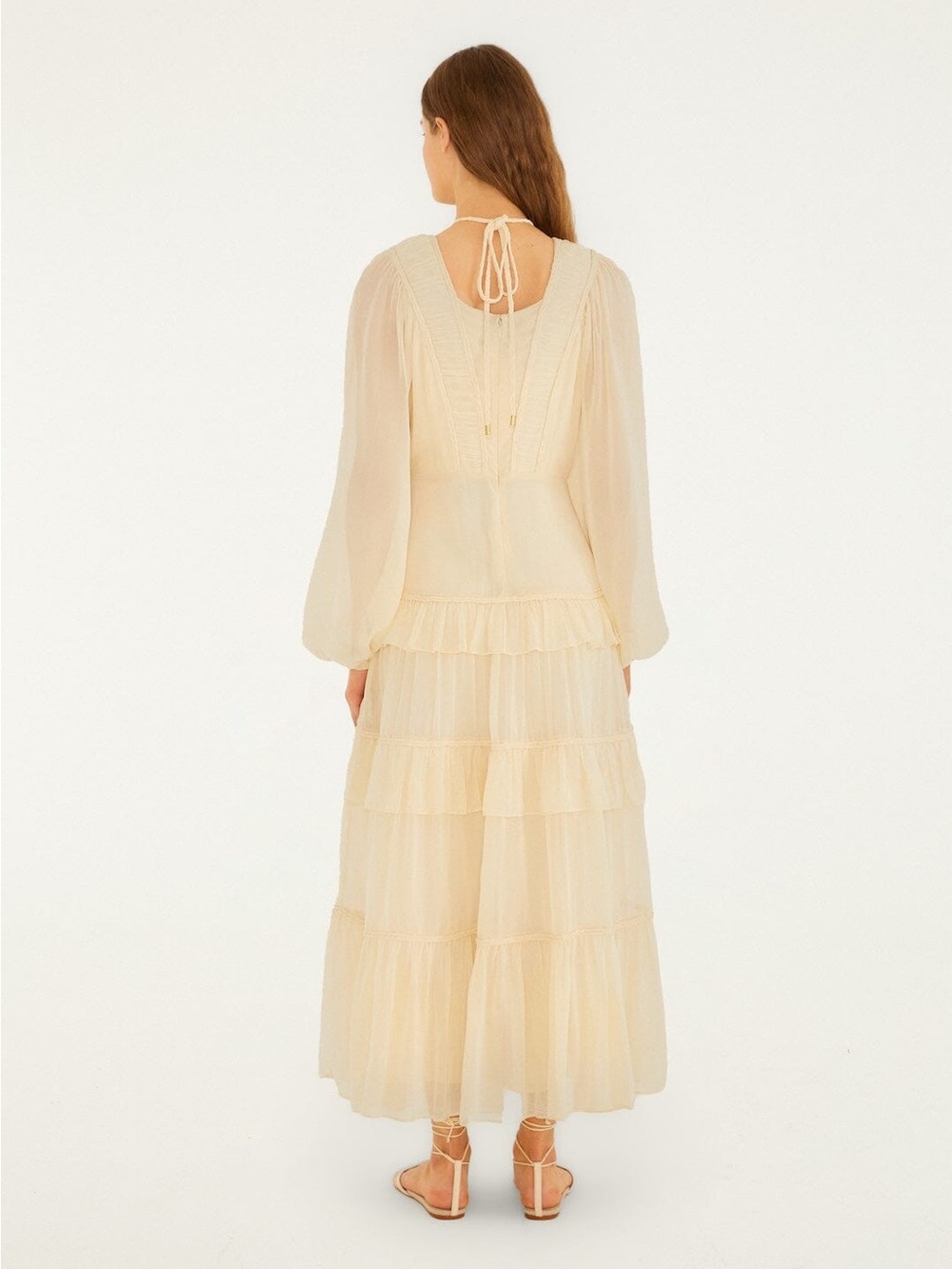 Farm Rio: Butter Yellow Ruffled Buttoned
Maxi Dress - Picture 3 of 9